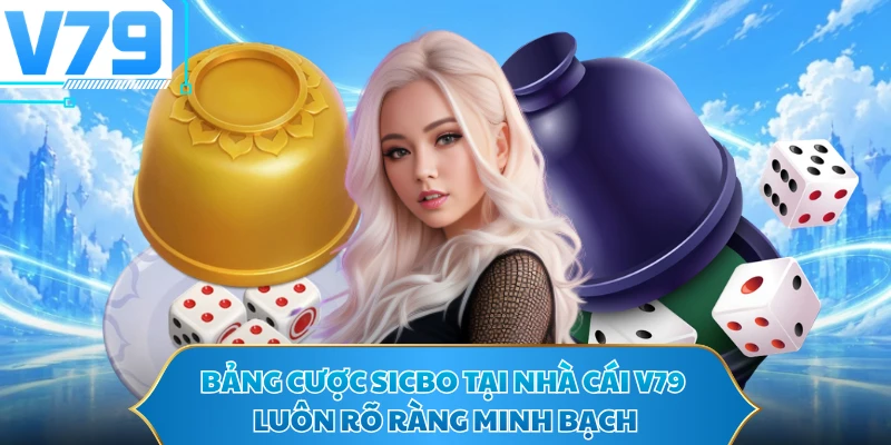 Bảng cược Sicbo tại nhà cái V79 luôn rõ ràng minh bạch