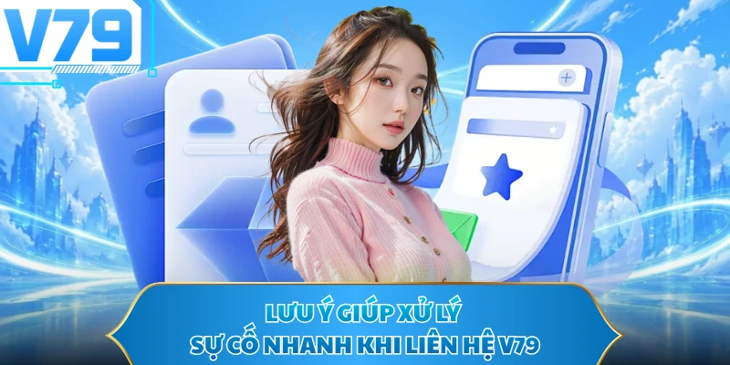 Lưu ý giúp xử lý sự cố nhanh khi liên hệ V79