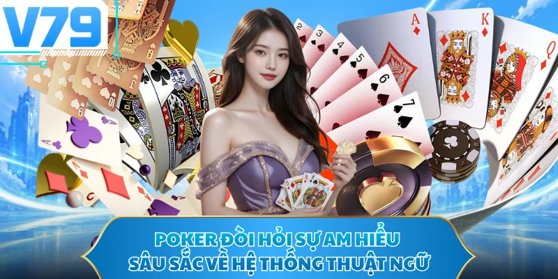 Poker đòi hỏi sự am hiểu sâu sắc về hệ thống thuật ngữ
