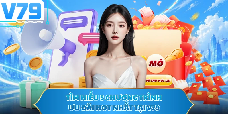 Tìm hiểu 5 chương trình ưu đãi hot nhất tại V79